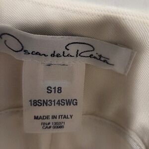Oscar de la Renta Cream Garment